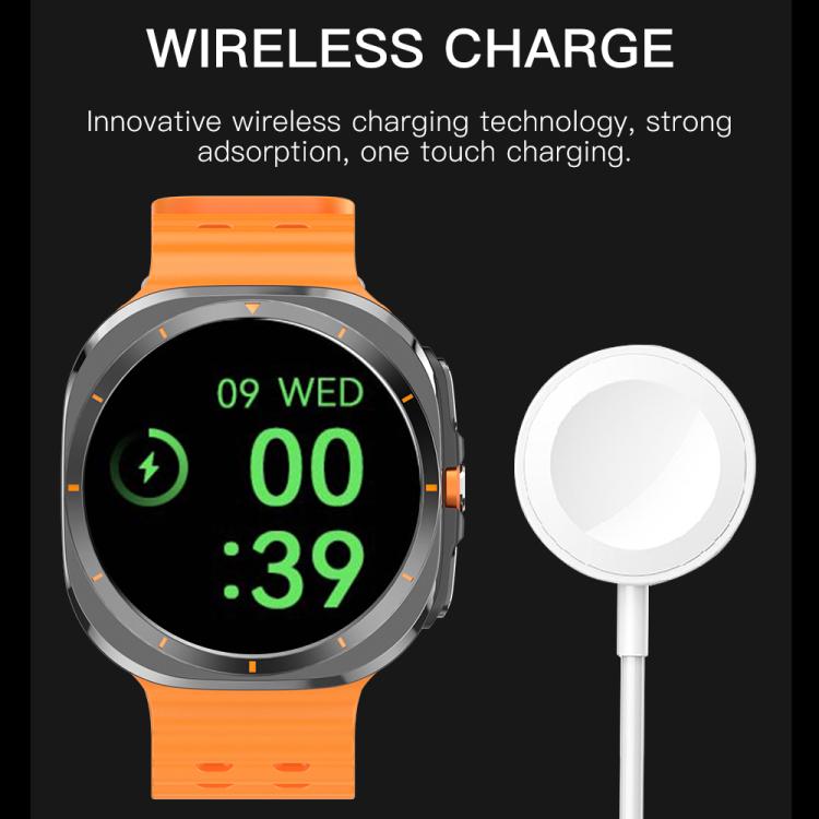X7 1.51 inch IPS Screen Bluetooth Smart Watch Supports Healthy Monitoring(Orange)