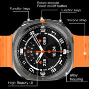 X7 1.51 inch IPS Screen Bluetooth Smart Watch Supports Healthy Monitoring(Orange)