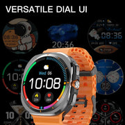 X7 1.51 inch IPS Screen Bluetooth Smart Watch Supports Healthy Monitoring(Orange)