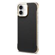 For iPhone 16 Plus Denior A20 Genuine Leather Litchi Texture MagSafe Frameless Phone Case(Black) - free shipping - PMc TechLife - Order now!