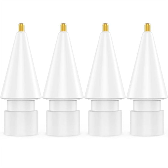 C04L 4pcs / Set 1.95mm Capacitive Stylus Replacement Nibs for Apple Pencil 2 / 1(White)