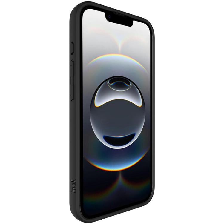 For iPhone 16e imak UX-9B Series Four Corners Tiny Airbag Shockproof Phone Case(Black)