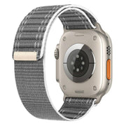 For Apple Watch 46mm / 49mm / 45mm / 44mm Kalebol Ocean Wave Nylon Strap(Grey)