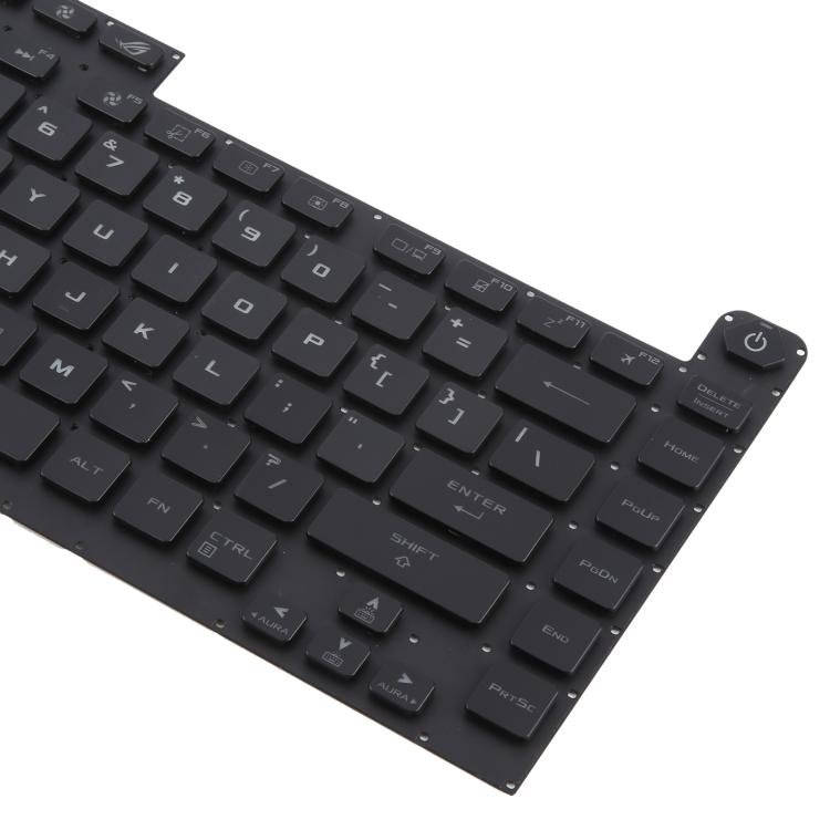 US Version RGB Backlit Laptop Keyboard for Asus ROG Strix Scar G512 G512LV G512LW G512LI(Black)