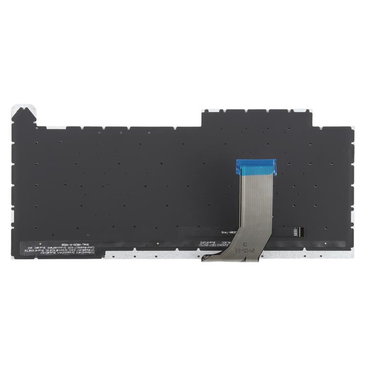 US Version Colorful 16 Pin Backlit Laptop Keyboard for Asus ROG Strix Scar G512 G512LV G512LW G512LI(Transparent keycaps)