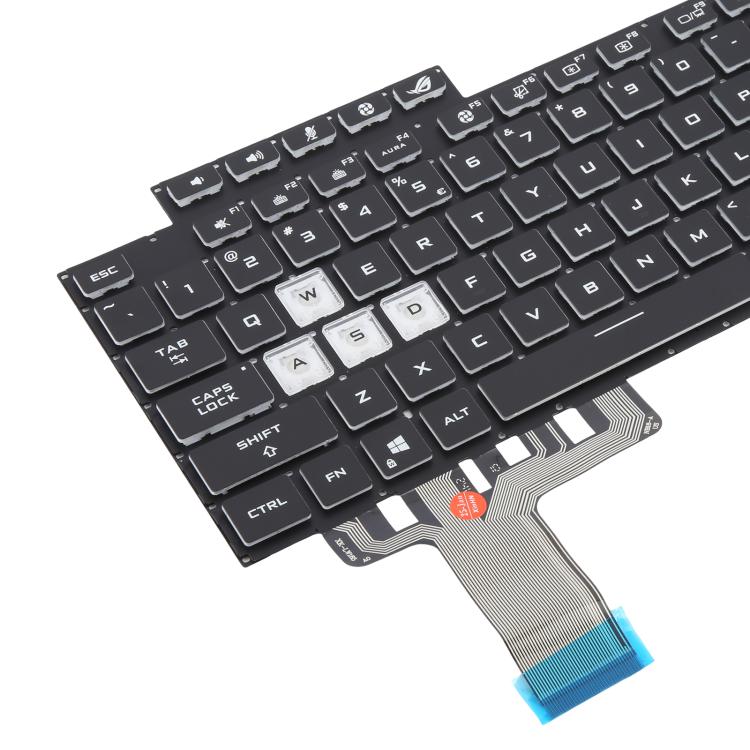 US Version Colorful Backlit Laptop Keyboard for Asus ROG Strix G15 G513 G513Q G513QM G513QY G533(Black)