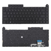 US Version RGB Backlit Laptop Keyboard for Asus ROG Strix G16 G614 G614JU G634 G634JY 2023(Black)