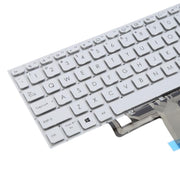 US Version Laptop Keyboard for Asus VivoBook X521 V5100E X521FL S5600F S533F 2020(Silver)