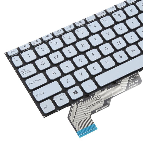 US Version Laptop Keyboard for Asus Adol14 ADOL14FA S403F A403F X403F ADOL13u(Silver)