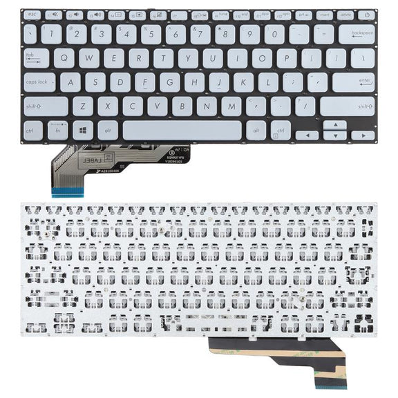 US Version Laptop Keyboard for Asus Adol14 ADOL14FA S403F A403F X403F ADOL13u(Silver)