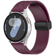 20mm Kalebol Universal Leopard Print Magnetic Folding Buckle Silicone Strap(Wine Red) - free shipping - PMc TechLife - Order now!