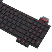 US Version Backlit Laptop Keyboard for Asus FX63 FX63V FX503VM FX503VD ZX63VE FZ63V GL503VS(Red)