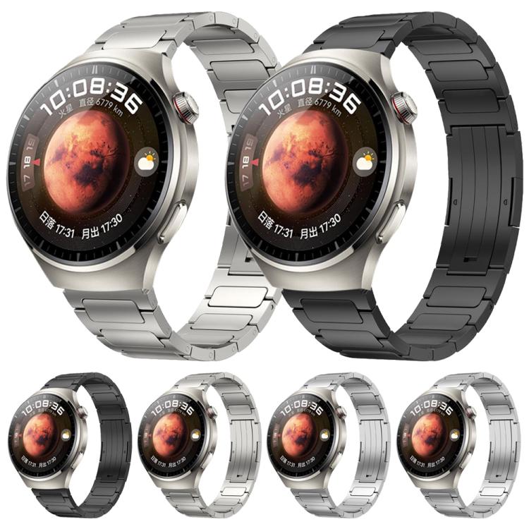 Kalebol 22mm Universal Titanium Scratch Resistant Strap(Black)