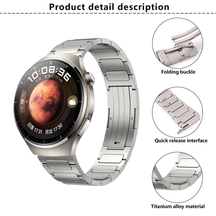 Kalebol 22mm Universal Titanium Scratch Resistant Strap(Titanium Grey)