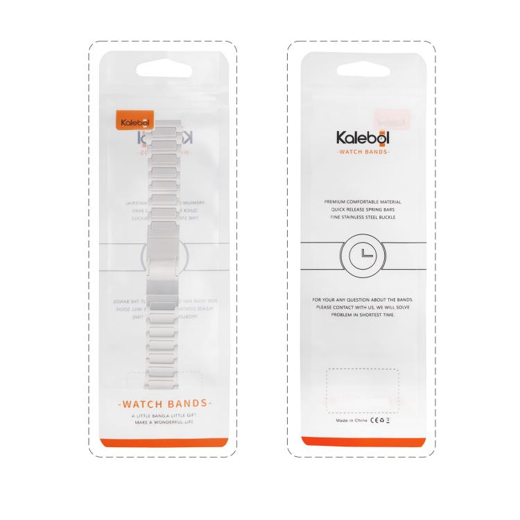 Kalebol 22mm Universal Titanium Scratch Resistant Strap(Black)