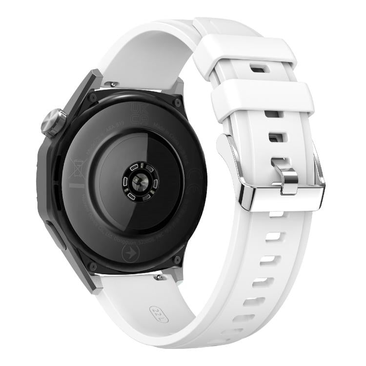 Kalebol 22mm Universal Silicone Watch Strap(White)