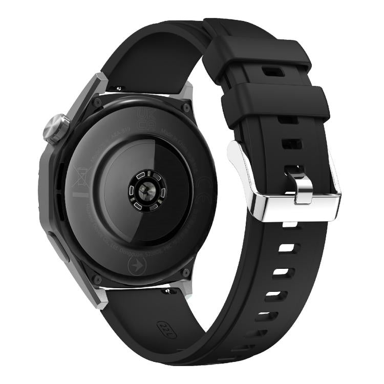 Kalebol 22mm Universal Silicone Watch Strap(Black)