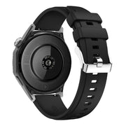Kalebol 22mm Universal Silicone Watch Strap(Black)