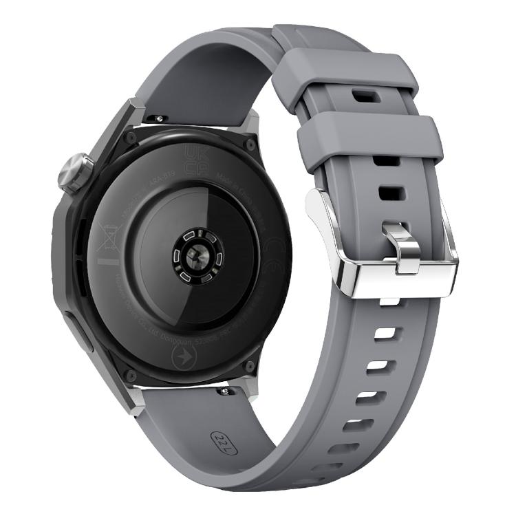 Kalebol 22mm Universal Silicone Watch Strap(Space Grey)