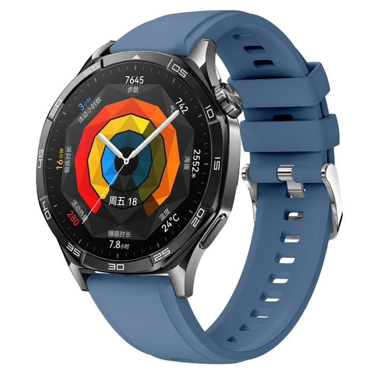 Kalebol 22mm Universal Silicone Watch Strap(Topa Blue)