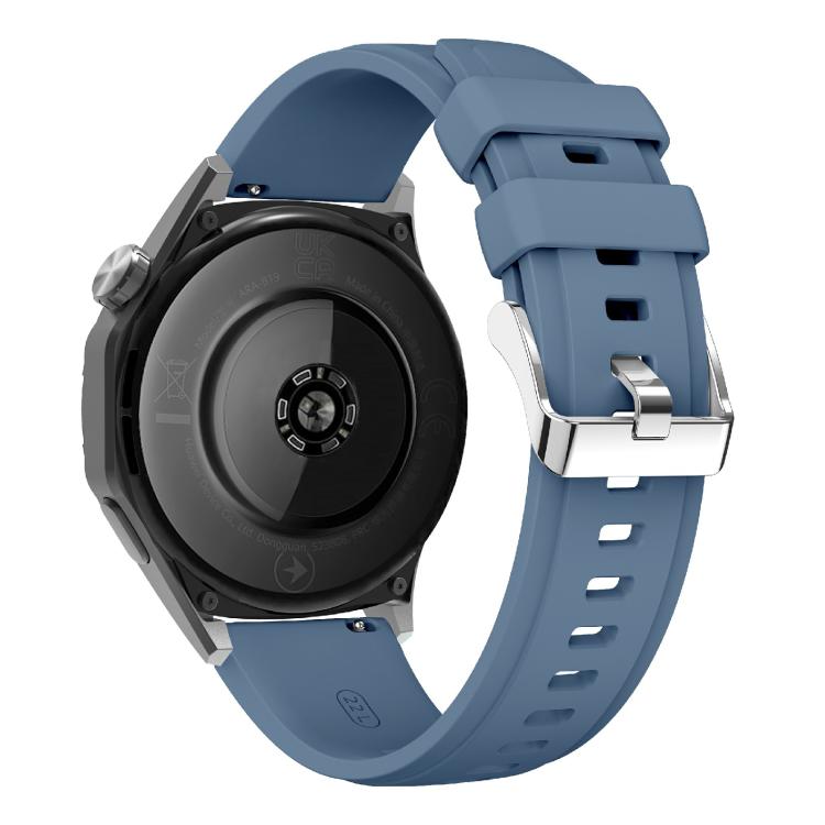 Kalebol 22mm Universal Silicone Watch Strap(Topa Blue)