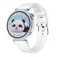 Kalebol 18mm Universal Diamond Embossed Silicone Strap(White) - 18mm Bands by Kalebol | Online Shopping South Africa | PMc TechLife | Buy Now Pay Later Mobicred