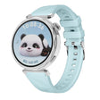 Kalebol 18mm Universal Diamond Embossed Silicone Strap(Ice Blue) - 18mm Bands by Kalebol | Online Shopping South Africa | PMc TechLife | Buy Now Pay Later Mobicred