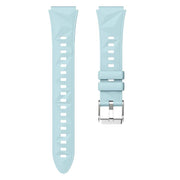 Kalebol 18mm Universal Diamond Embossed Silicone Strap(Ice Blue)