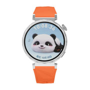Kalebol 18mm Universal Diamond Embossed Silicone Strap(Orange)