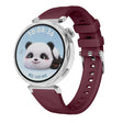 Kalebol 18mm Universal Diamond Embossed Silicone Strap(Wine Red) - free shipping - PMc TechLife - Order now!