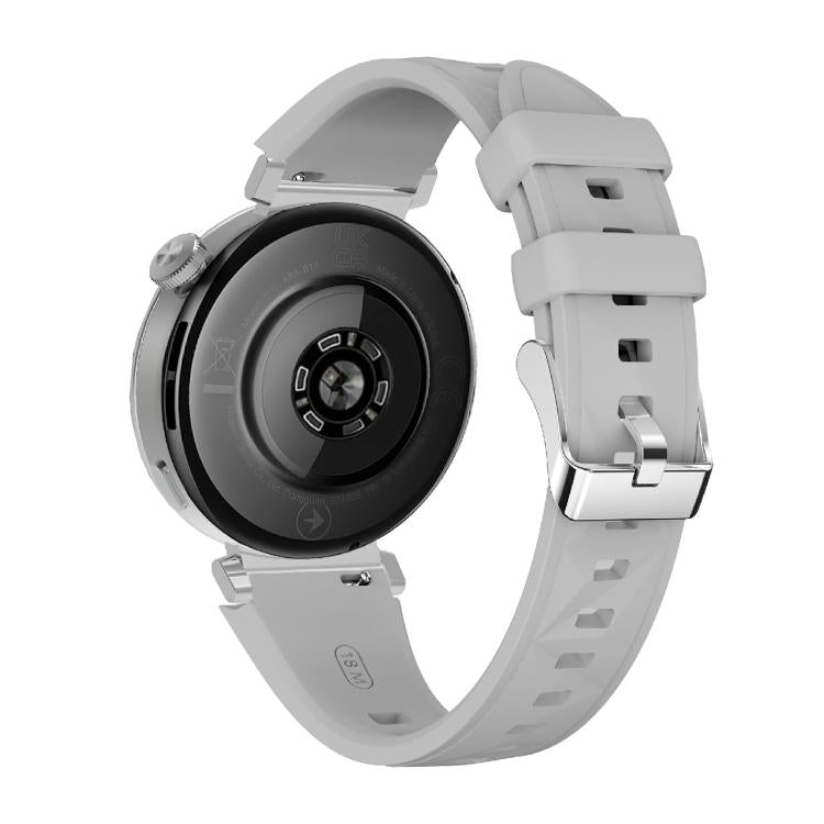 Kalebol 18mm Universal Diamond Embossed Silicone Strap(Light Grey)