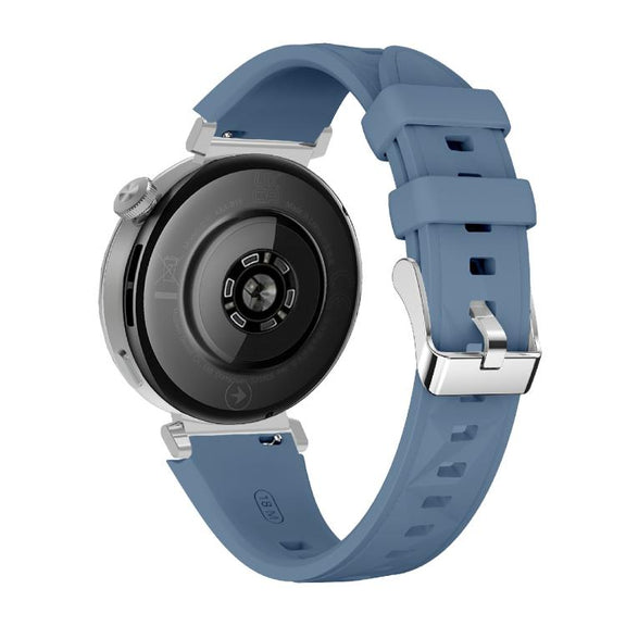 Kalebol 18mm Universal Diamond Embossed Silicone Strap(Topa Blue)