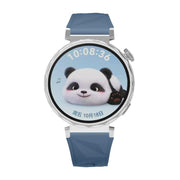 Kalebol 18mm Universal Diamond Embossed Silicone Strap(Topa Blue)