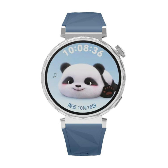 Kalebol 18mm Universal Diamond Embossed Silicone Strap(Topa Blue)