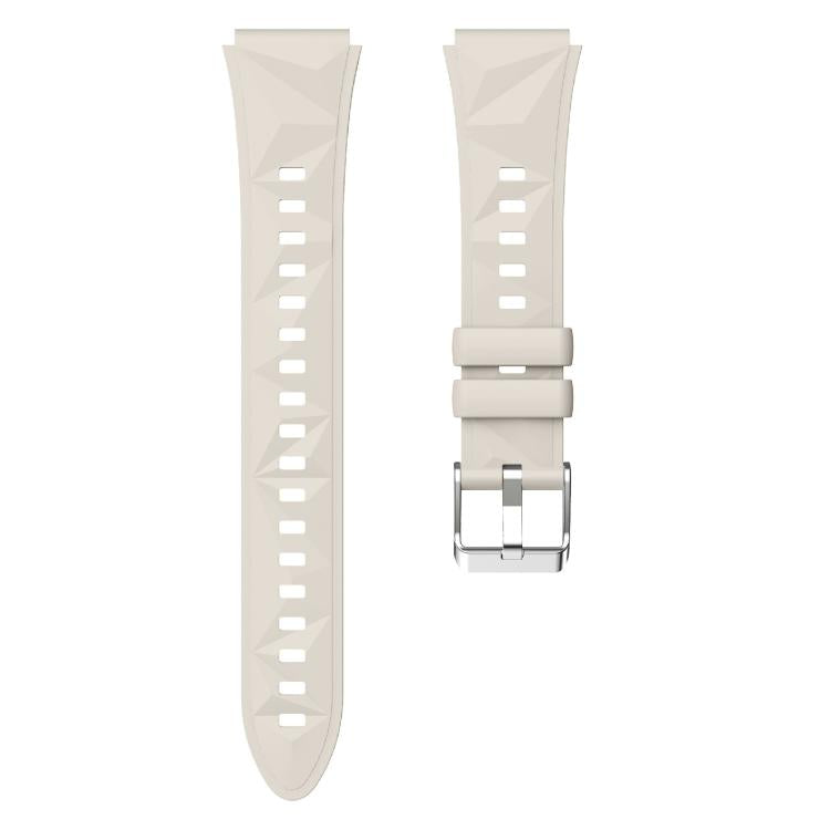 Kalebol 18mm Universal Diamond Embossed Silicone Strap(Starlight)