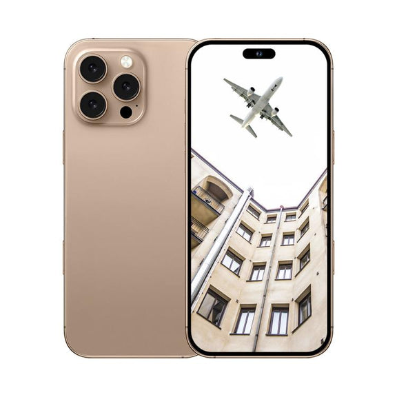 A88 / i16 Pro Max, 2GB+16GB, 6.6 inch Android 8.1 MTK6580A Quad Core, OTG, Network: 3G, Dual SIM, Plug:EU Plug(Desert Gold)