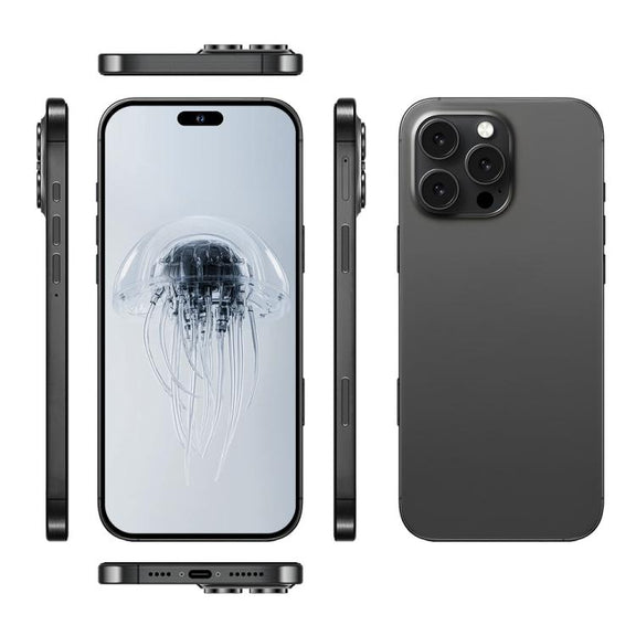 A88 / i16 Pro Max, 2GB+16GB, 6.6 inch Android 8.1 MTK6580A Quad Core, OTG, Network: 3G, Dual SIM, Plug:US Plug(Titanium Black)