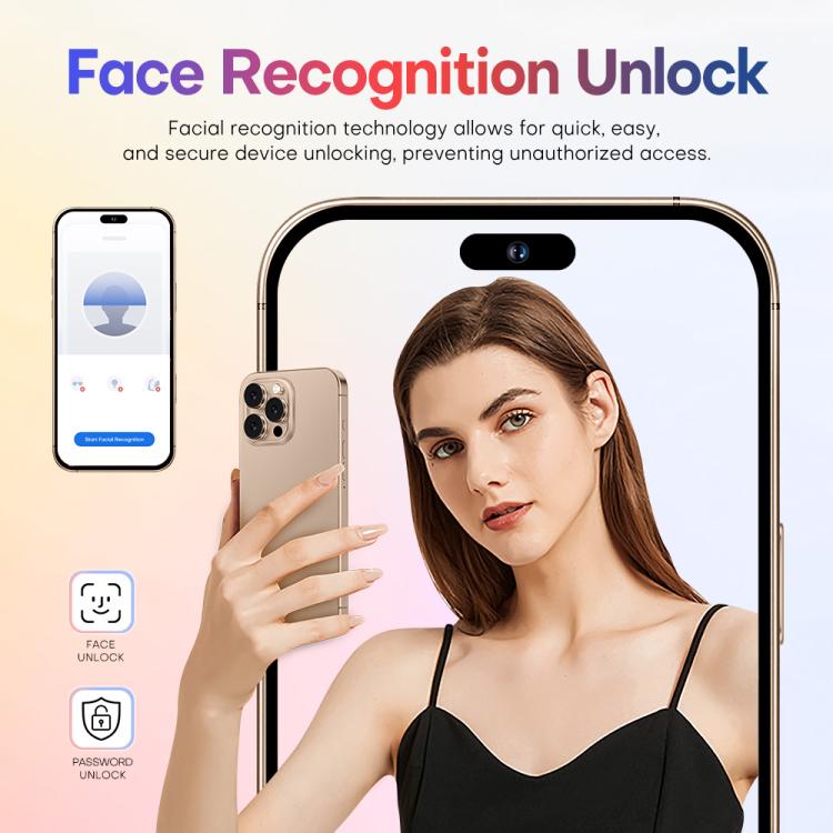 A88 / i16 Pro Max, 2GB+16GB, 6.6 inch Android 8.1 MTK6580A Quad Core, OTG, Network: 3G, Dual SIM, Plug:US Plug(Titanium Grey)