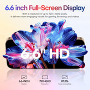 A88 / i16 Pro Max, 2GB+16GB, 6.6 inch Android 8.1 MTK6580A Quad Core, OTG, Network: 3G, Dual SIM, Plug:UK Plug(Titanium White)