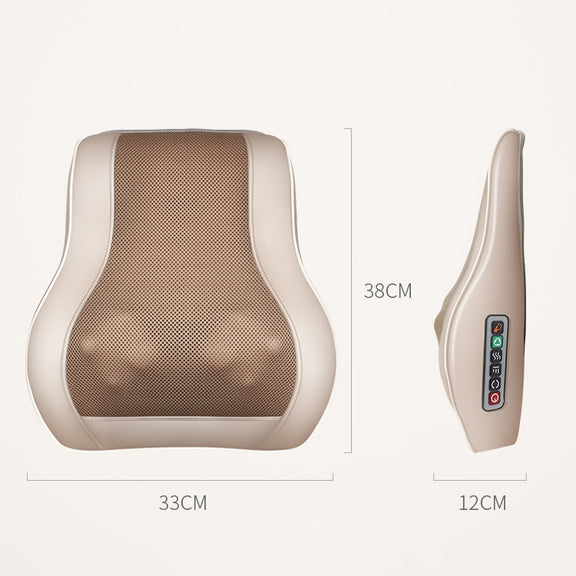 Multifunctional Mini Massage Pillow Neck and Shoulder Cervical Massager, Plug Type:AU Plug(Black)