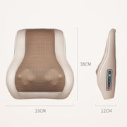 Multifunctional Mini Massage Pillow Neck and Shoulder Cervical Massager, Plug Type:US Plug(Black)