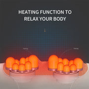 Multifunctional Mini Massage Pillow Neck and Shoulder Cervical Massager, Plug Type:UK Plug(Black)