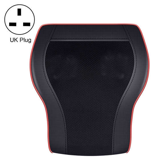 Multifunctional Mini Massage Pillow Neck and Shoulder Cervical Massager, Plug Type:UK Plug(Black)
