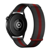 Kalebol 20mm Universal Loop Double Magnetic Buckle Milanese Strap(Black Red)