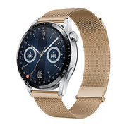 Kalebol 22mm Universal Loop Double Magnetic Buckle Milanese Strap(Rose Gold)