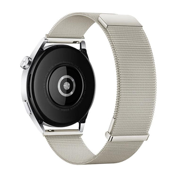 Kalebol 22mm Universal Loop Double Magnetic Buckle Milanese Strap(Starlight)
