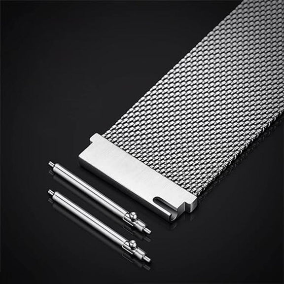 Kalebol 22mm Universal Loop Double Magnetic Buckle Milanese Strap(Graphite Grey)