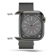 For Apple Watch 42mm / 41mm / 40mm / 38mm Kalebol Semi-circular Milanese Stainless Steel Strap(Starlight)