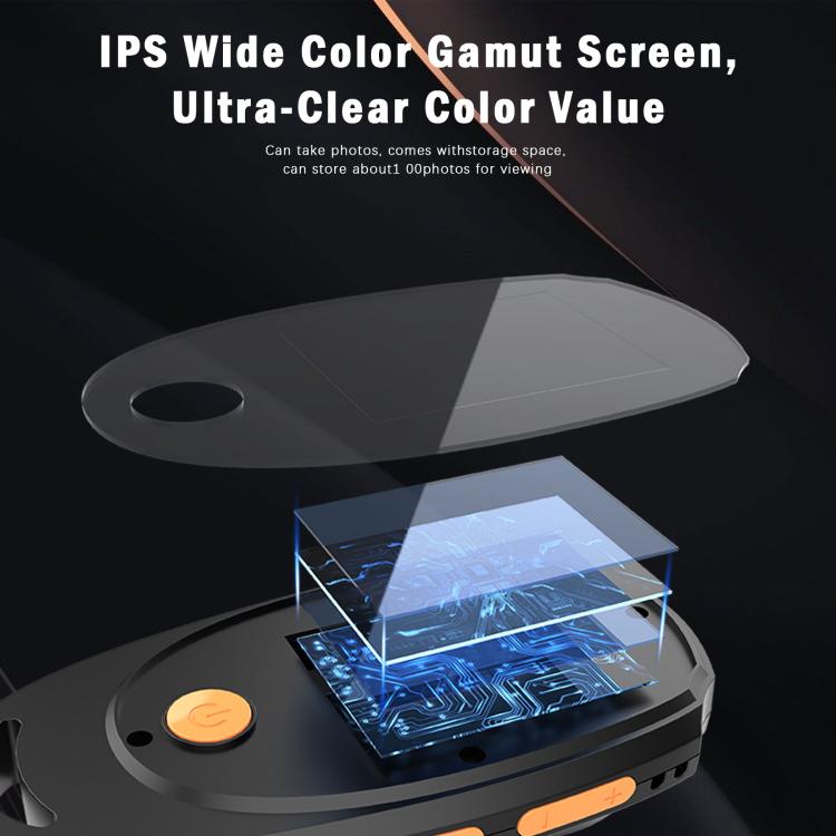 CPL-05-0011 2MP 2 inch HD Screen Handheld Digital Microscope 500X Magnification(Black)