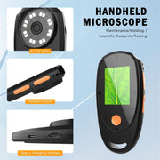 CPL-05-0011 2MP 2 inch HD Screen Handheld Digital Microscope 500X Magnification(Black)